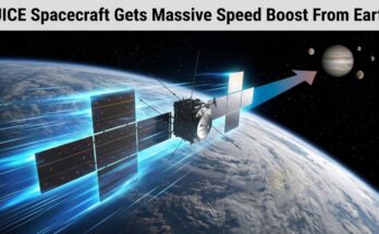 JUICE Spacecraft Gets Massive Speed Boost From Earth