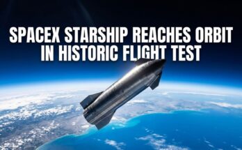 SpaceX Starship Reaches Orbit in Historic Flight Test