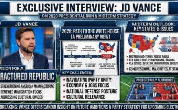 JD Vance Discusses 2028 Presidential Run and Midterms