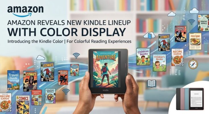 Amazon Reveals New Kindle Lineup With Color Display