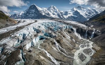 Swiss Glaciers Suffer Record Ice Loss Threatening Water
