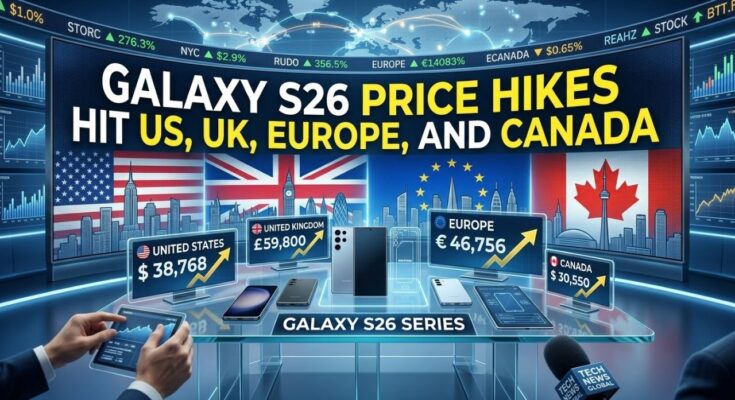 Galaxy S26 Price Hikes Hit US, UK, Europe, and Canada Galaxy S26 Price Hikes Hit US, UK, Europe, and Canada