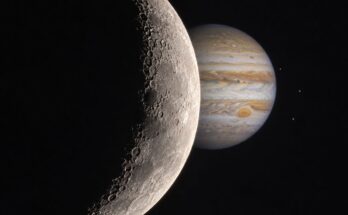 Rare Lunar Occultation of Jupiter on October 6: Viewing Times