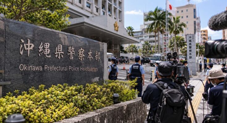 US Marine Arrested in Okinawa Over Hotel Murder, Prompting Japan Protest US Marine Arrested in Okinawa Over Hotel Murder, Prompting Japan Protest
