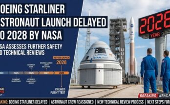 Boeing Starliner Astronaut Launch Delayed to 2028 by NASA