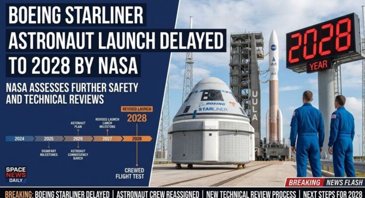 Boeing Starliner Astronaut Launch Delayed to 2028 by NASA