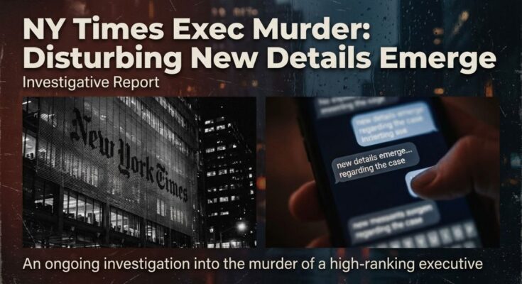 NY Times Exec Murder: Disturbing New Details Emerge